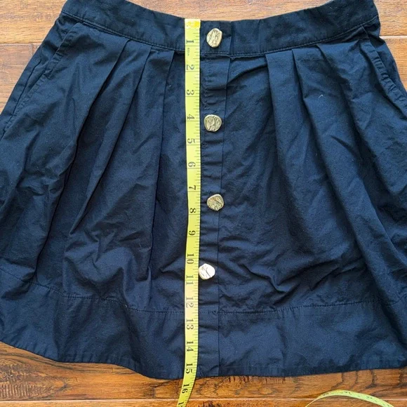 Anthropologie Button-Front Mini Skirt, Small - Picture 5 of 8
